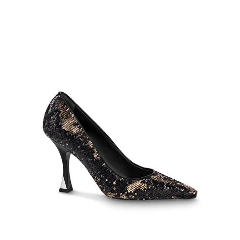 louis vuitton eyeline open toe pump|louis vuitton sparkle pumps.